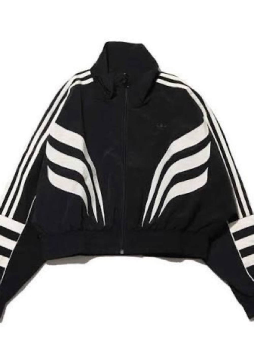 Adidas vintage retro y2k funky graphic 90s oversized sweater sweatshirt M - Picture 2 of 10
